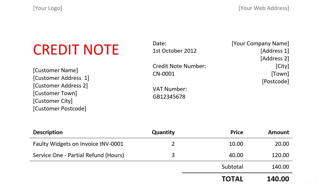 Tax Credit Note Under VAT In UAE Tax Credit Note Requirements